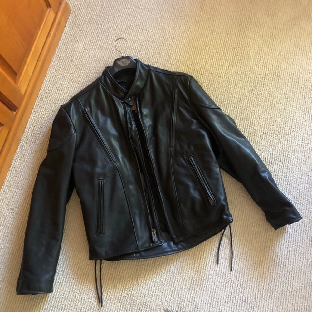 Men's Leather biker jacket